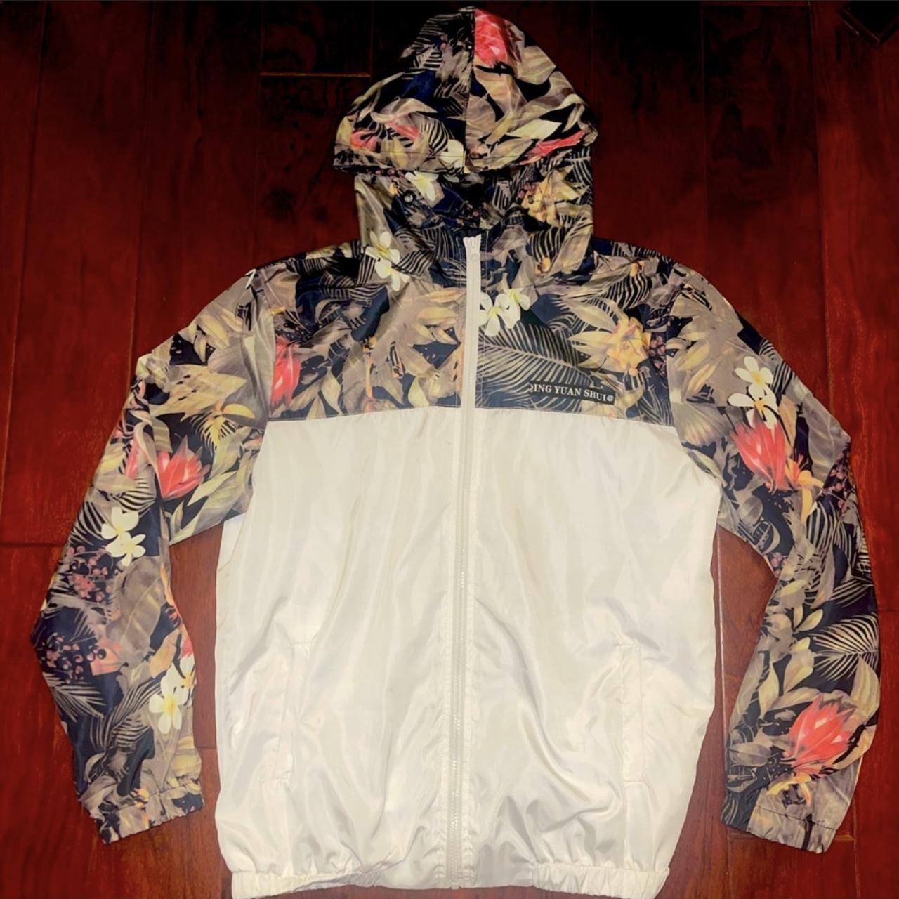 Vintage Qing Yuan Shui Floral Windbreaker...