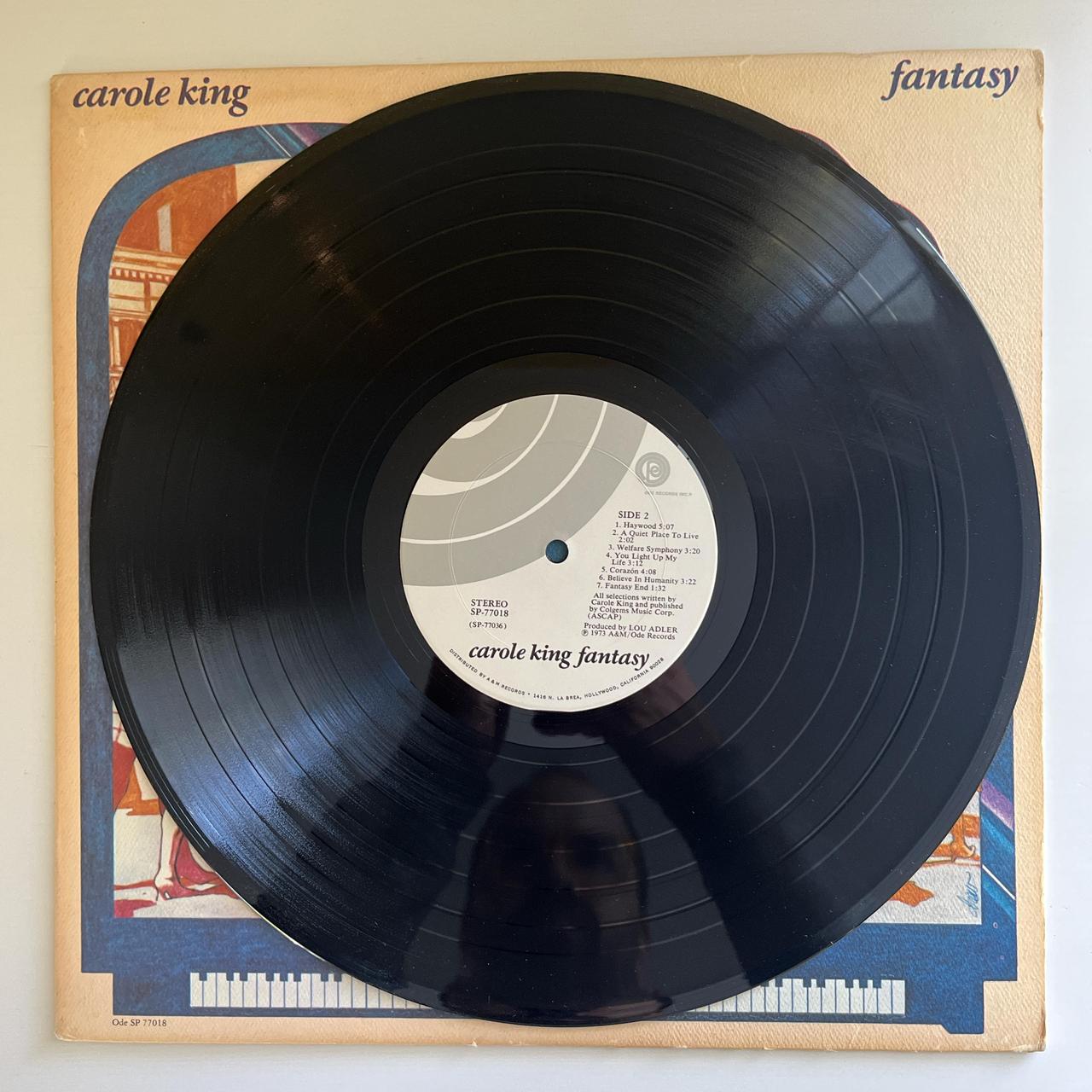 Carole King Vinyl Record Album: Fantasy Genre:... - Depop