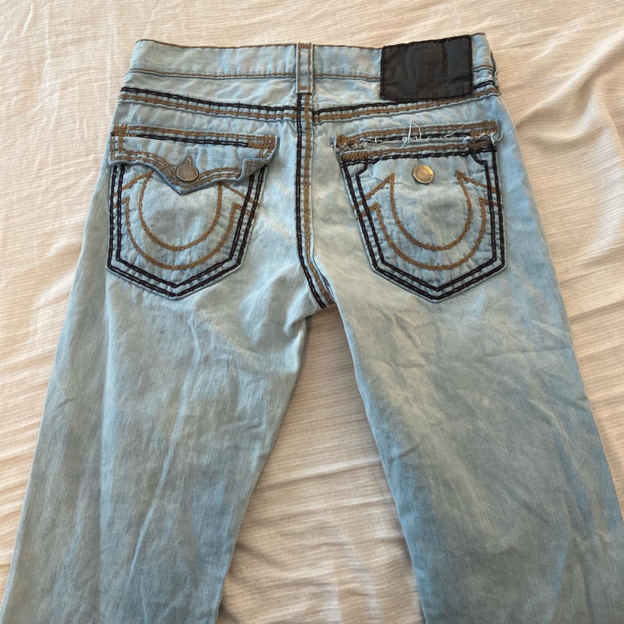 Super heat true religion jeans🔥 They got the quad... - Depop