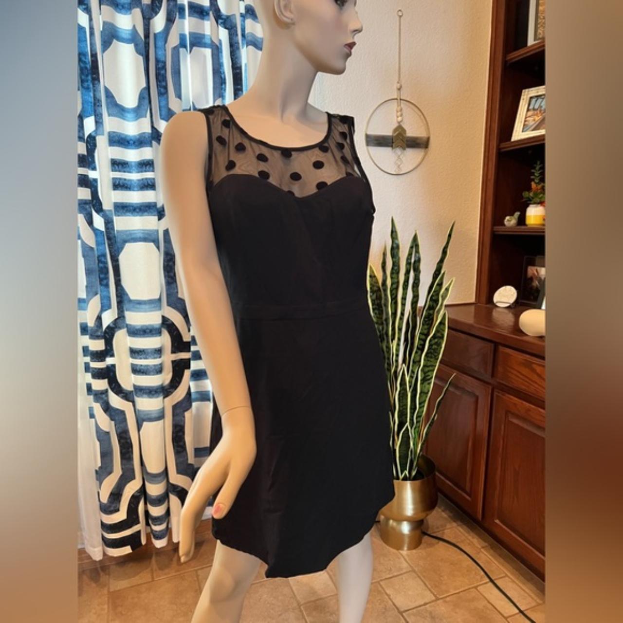 LC Lauren Conrad Women's Black Dress | Depop