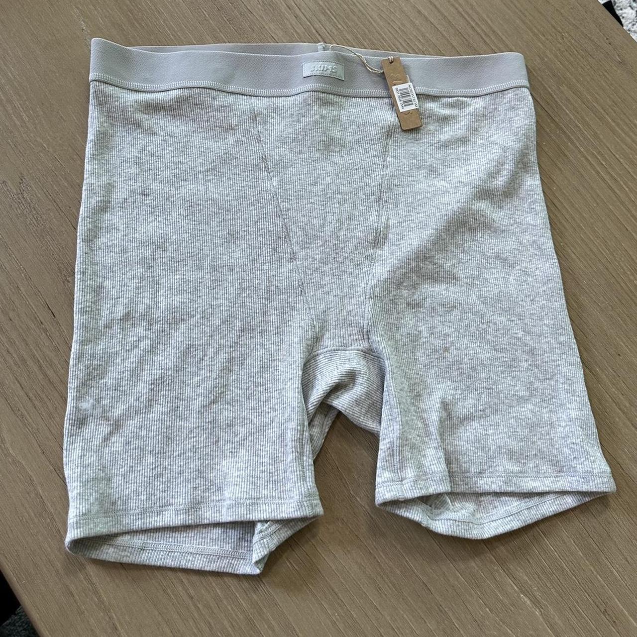 Skims Cotton Rib Boxers - Depop