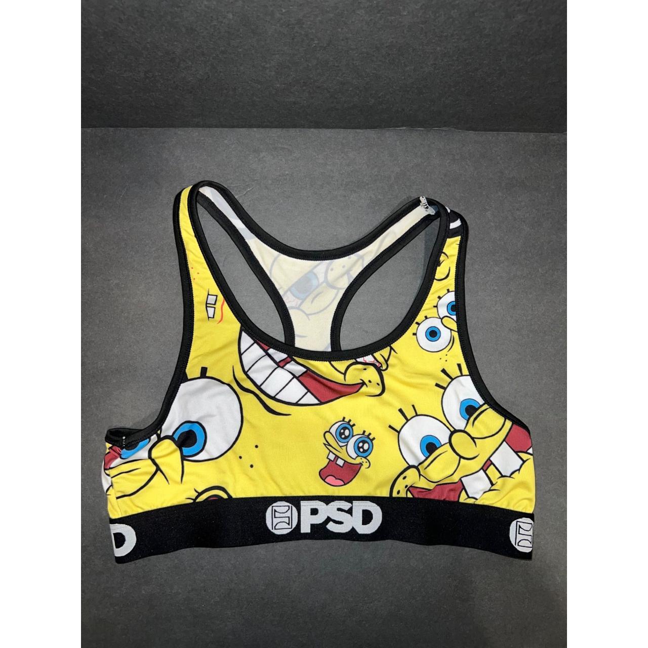 PSD SpongeBob SquarePants sports bra crop athletic - Depop