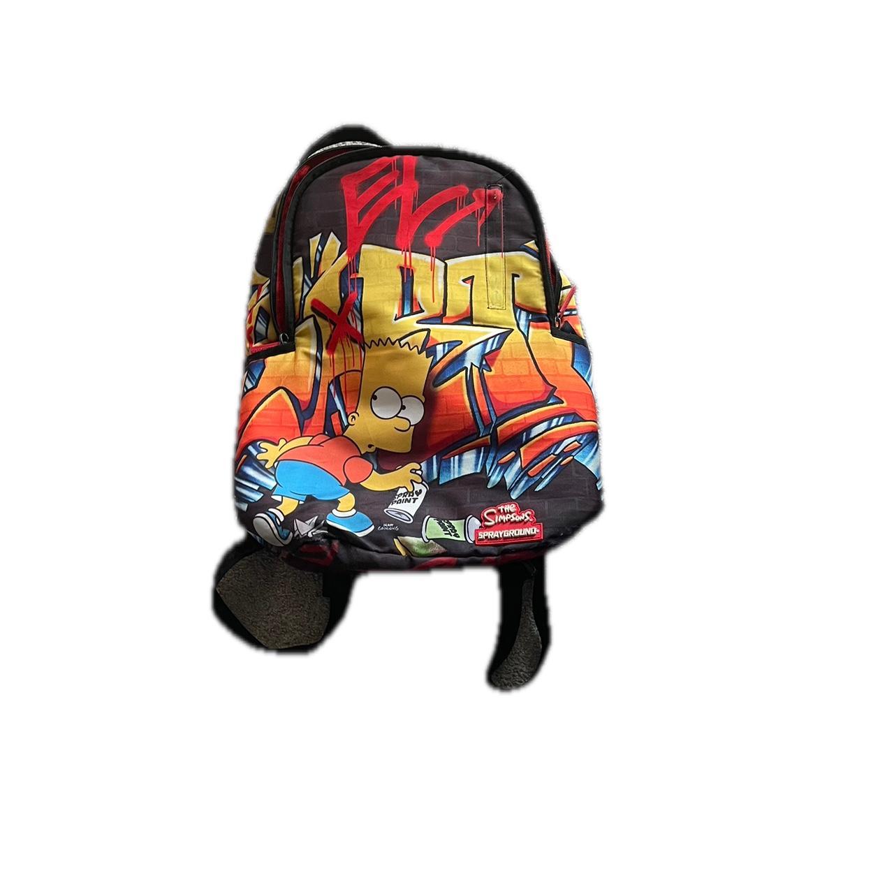 Bart Simpson Sprayground Backpack In very good... Depop