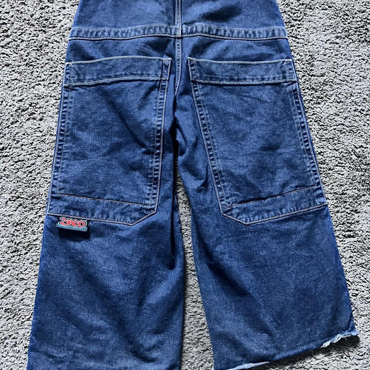 JNCO Rolling Stone baggy jeans Cut to a 26’... - Depop