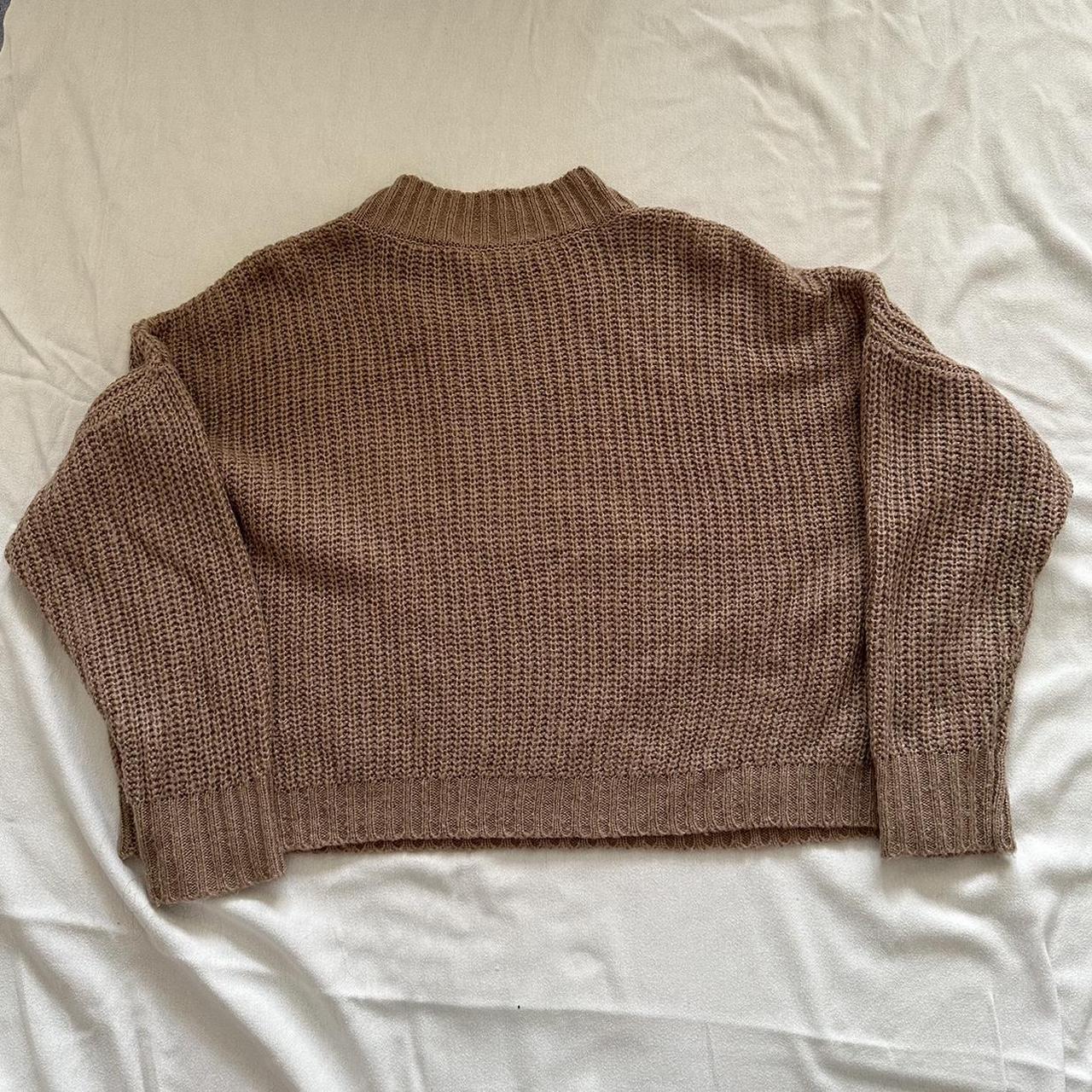 Brown Charlotte Russe Sweater. Size Small. - Depop