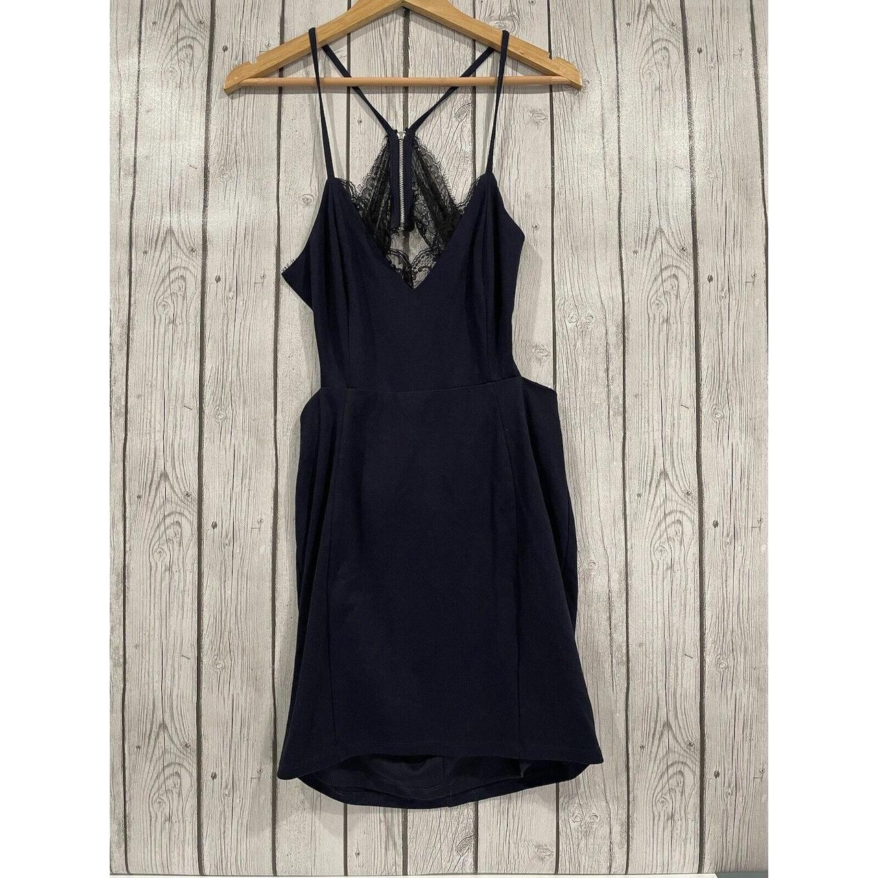 Lulu s Heartbeat Song Black and Navy Blue Backless