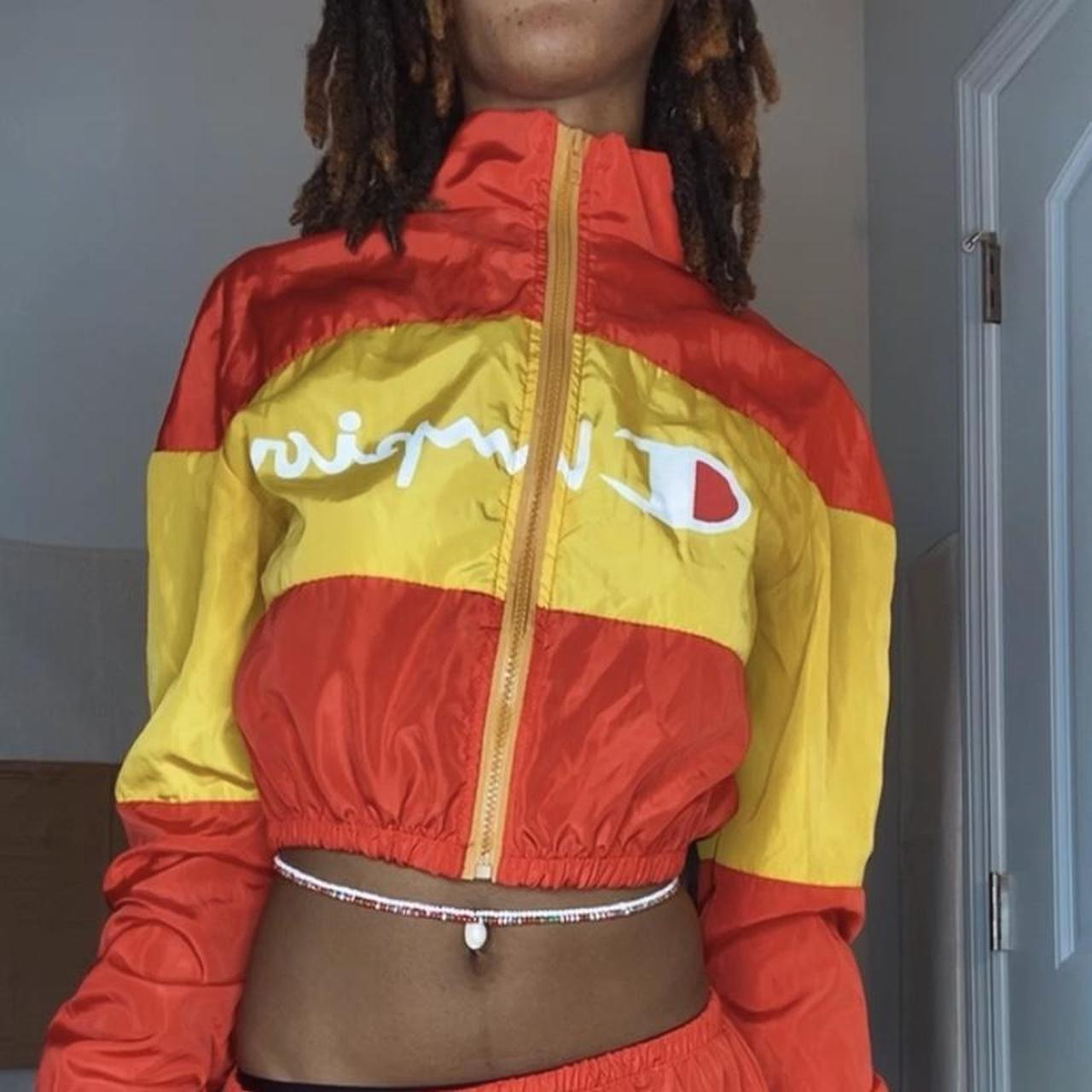 Champion tracksuit yellow deals