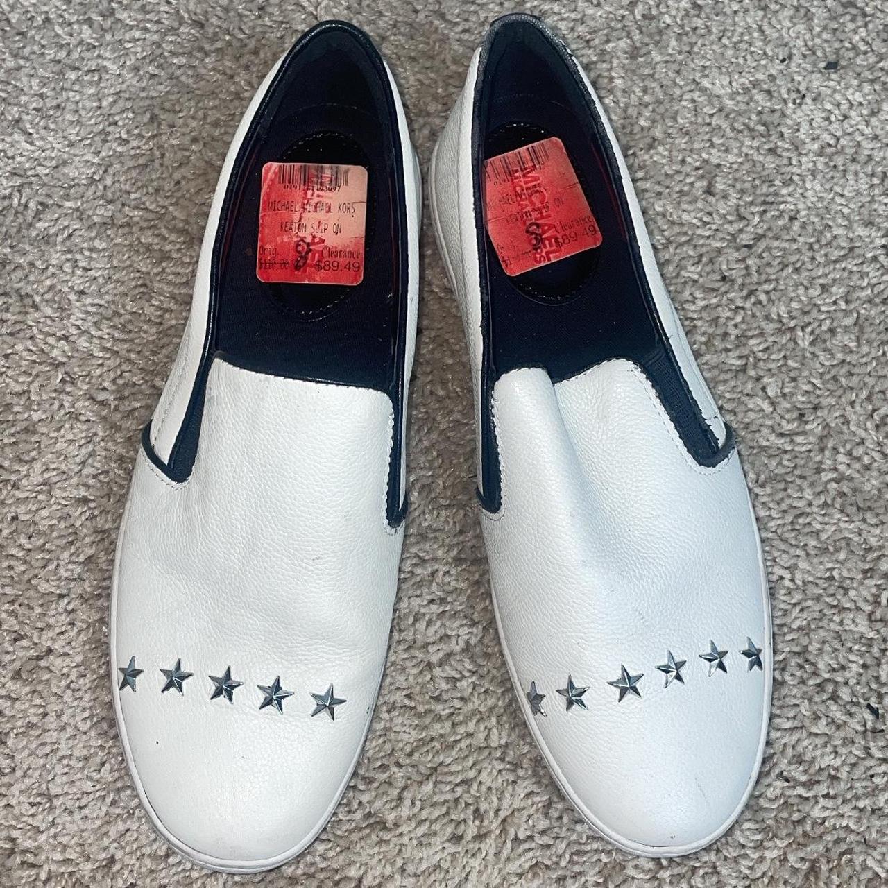 Michael kors 2024 white loafers