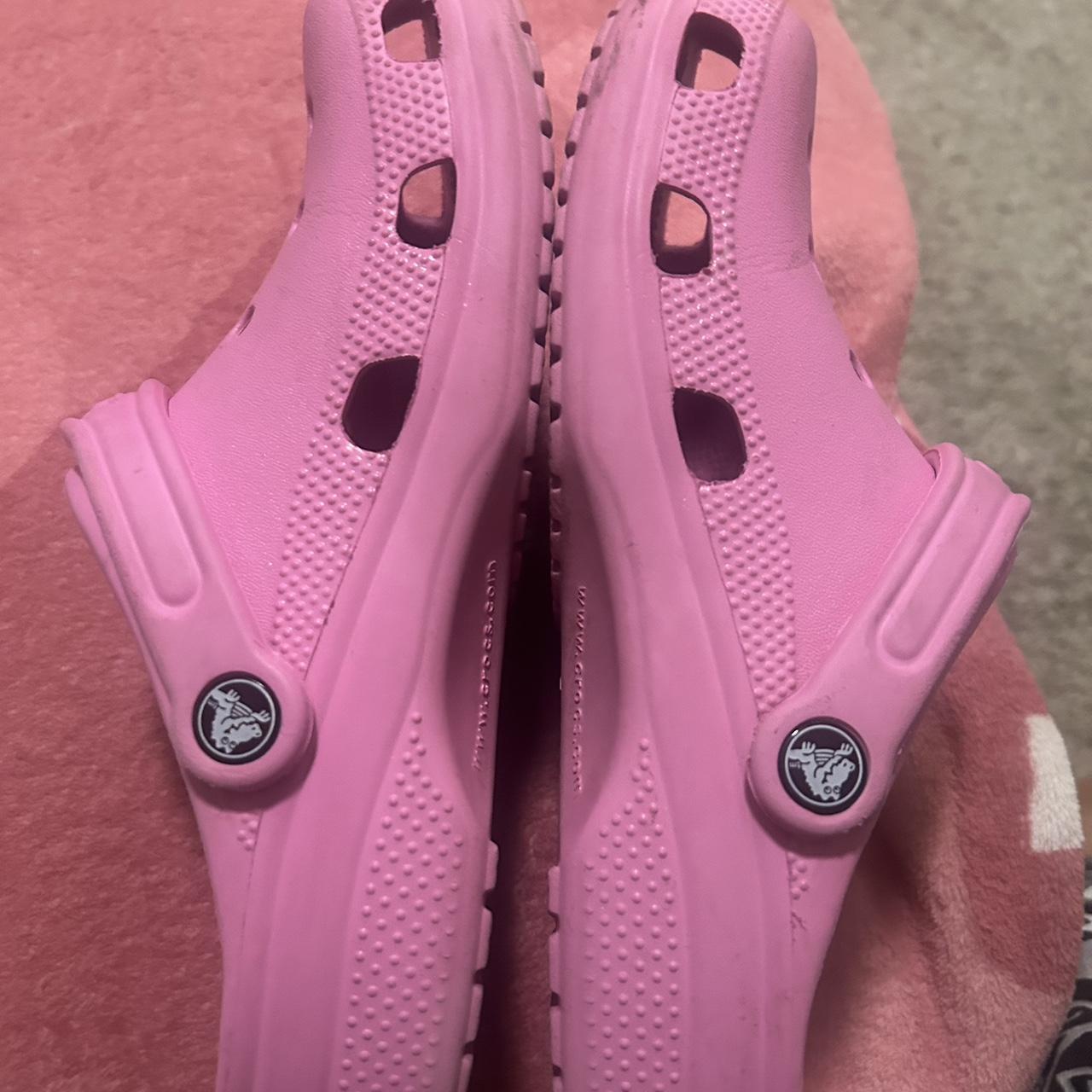 Pink Lemonade Crocs Outfit Taffy Pink Lemonade Pink Crocs On Feet