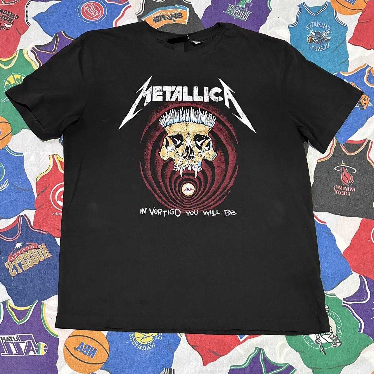 metallica tee h&m