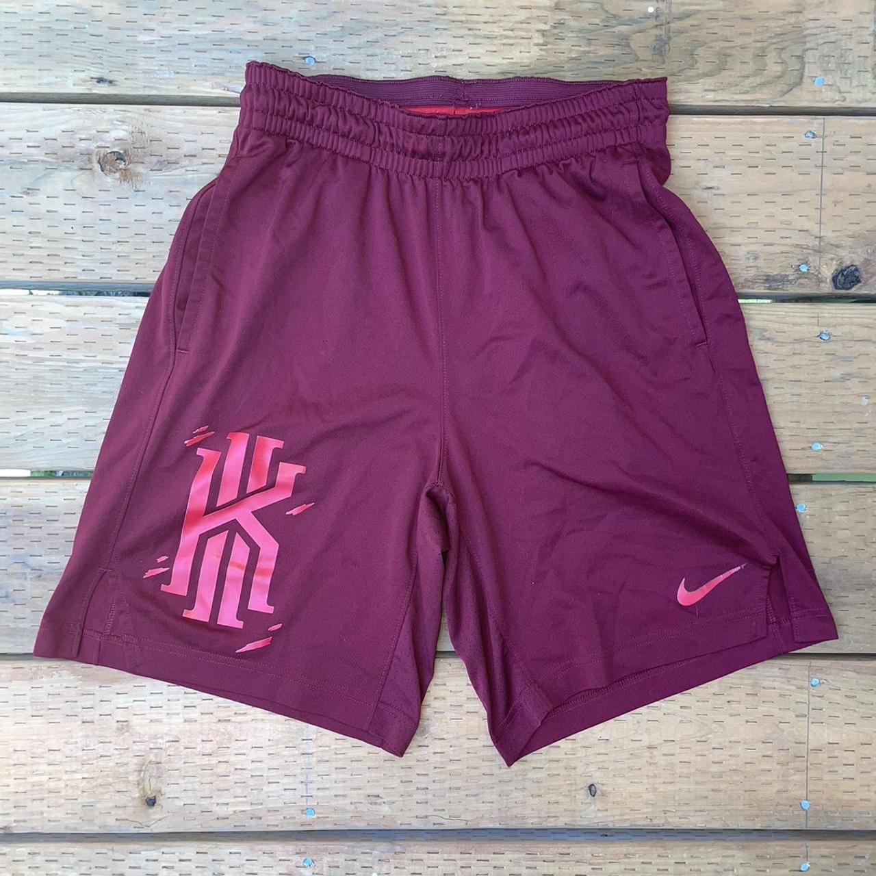 Nike Kyrie Irving maroon basketball shorts 8.5/10... Depop