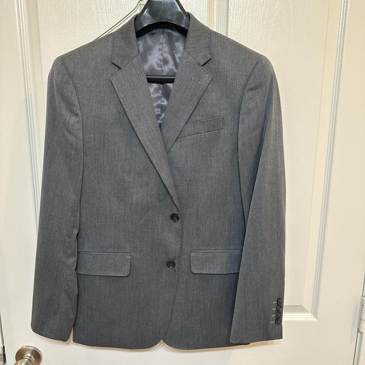 JF J.Ferrar Men's Grey Tailored-jackets | Depop
