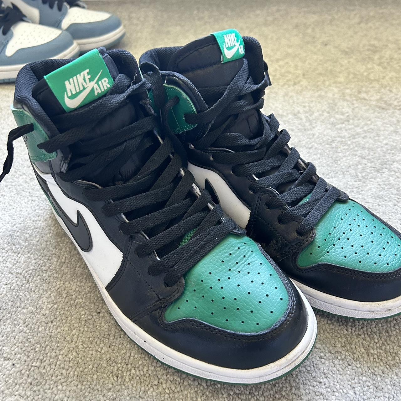 pine green jordan 1 off white