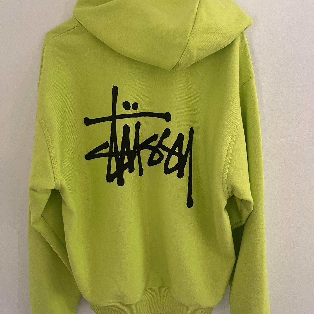 Lime green stussy hoodie online