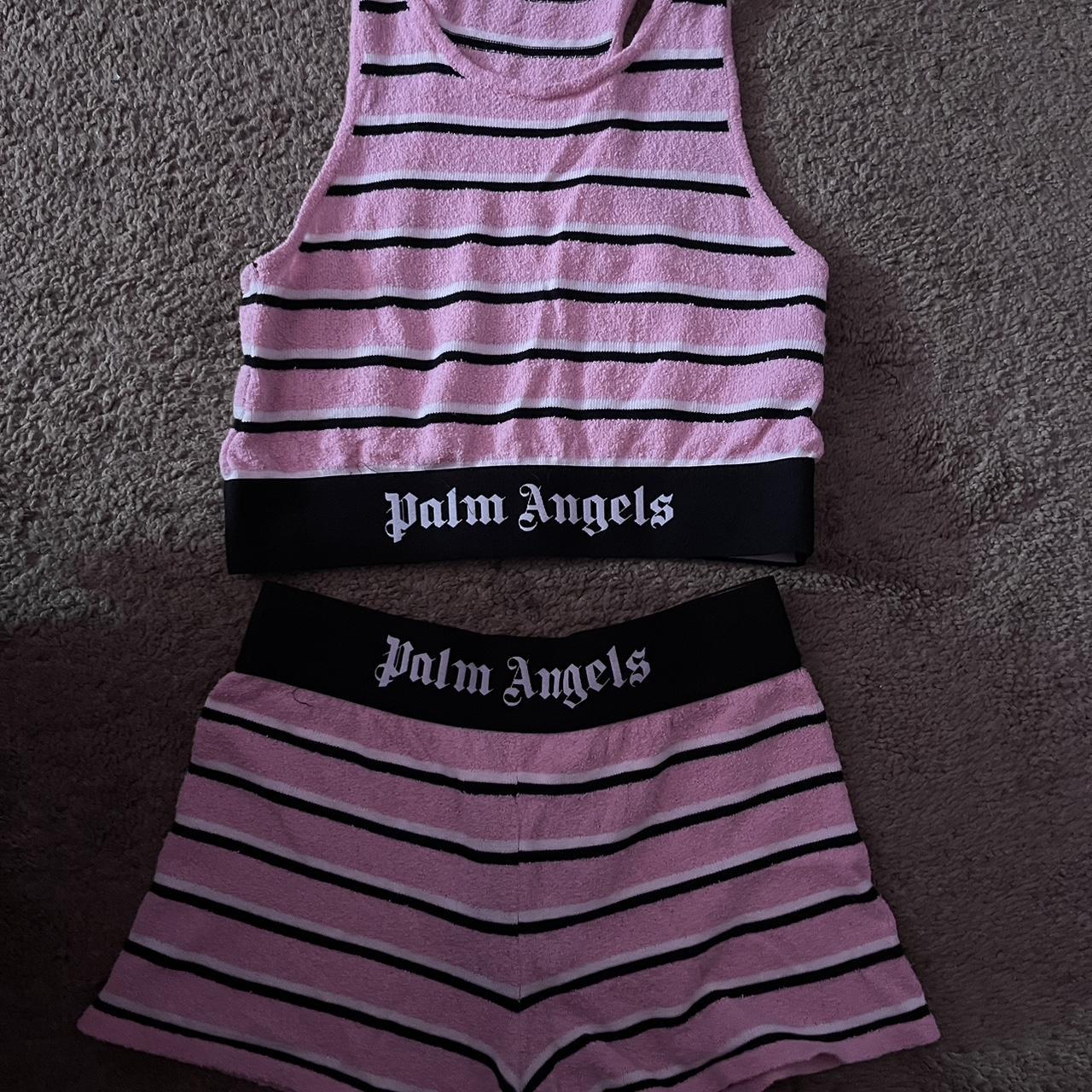 Palm angels shirt, great for street style, fits big - Depop