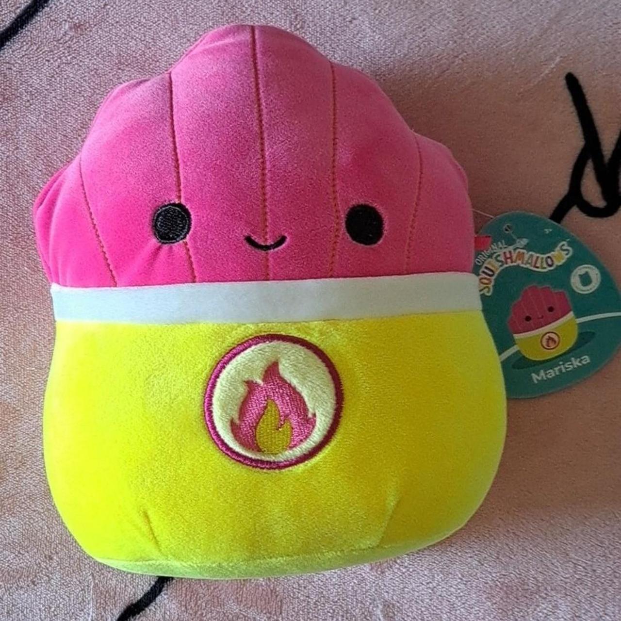 mariska the hot fries squishmallow!🌶 is 7.5 inches... - Depop