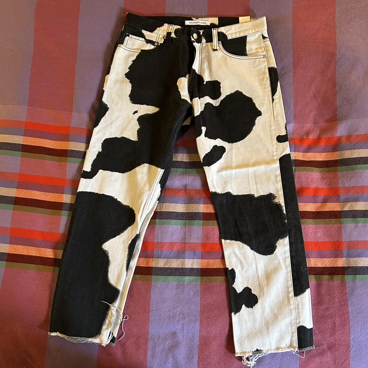 Calvin klein store cow print pants