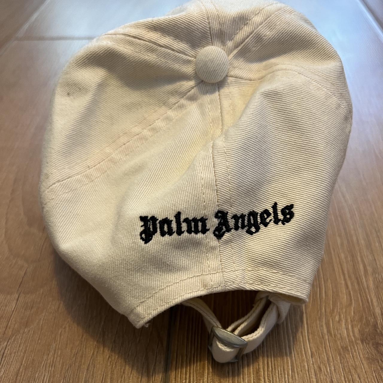 Palm Angels Men's Cream Hat Depop