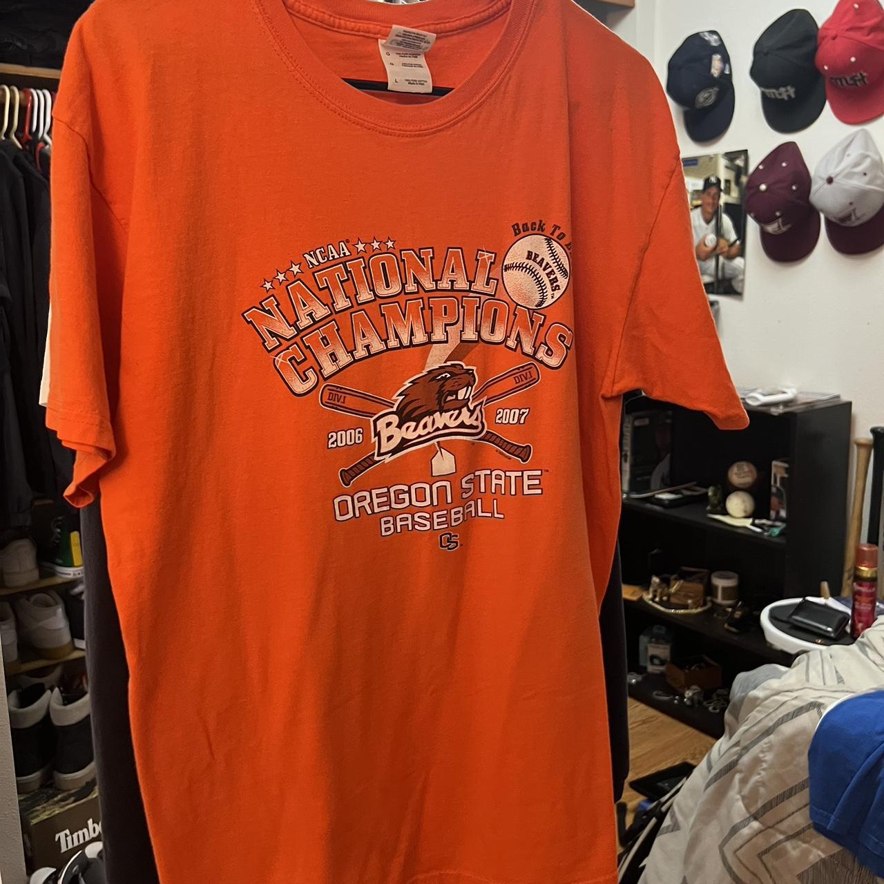 Vintage Men's T-Shirt - Orange - L