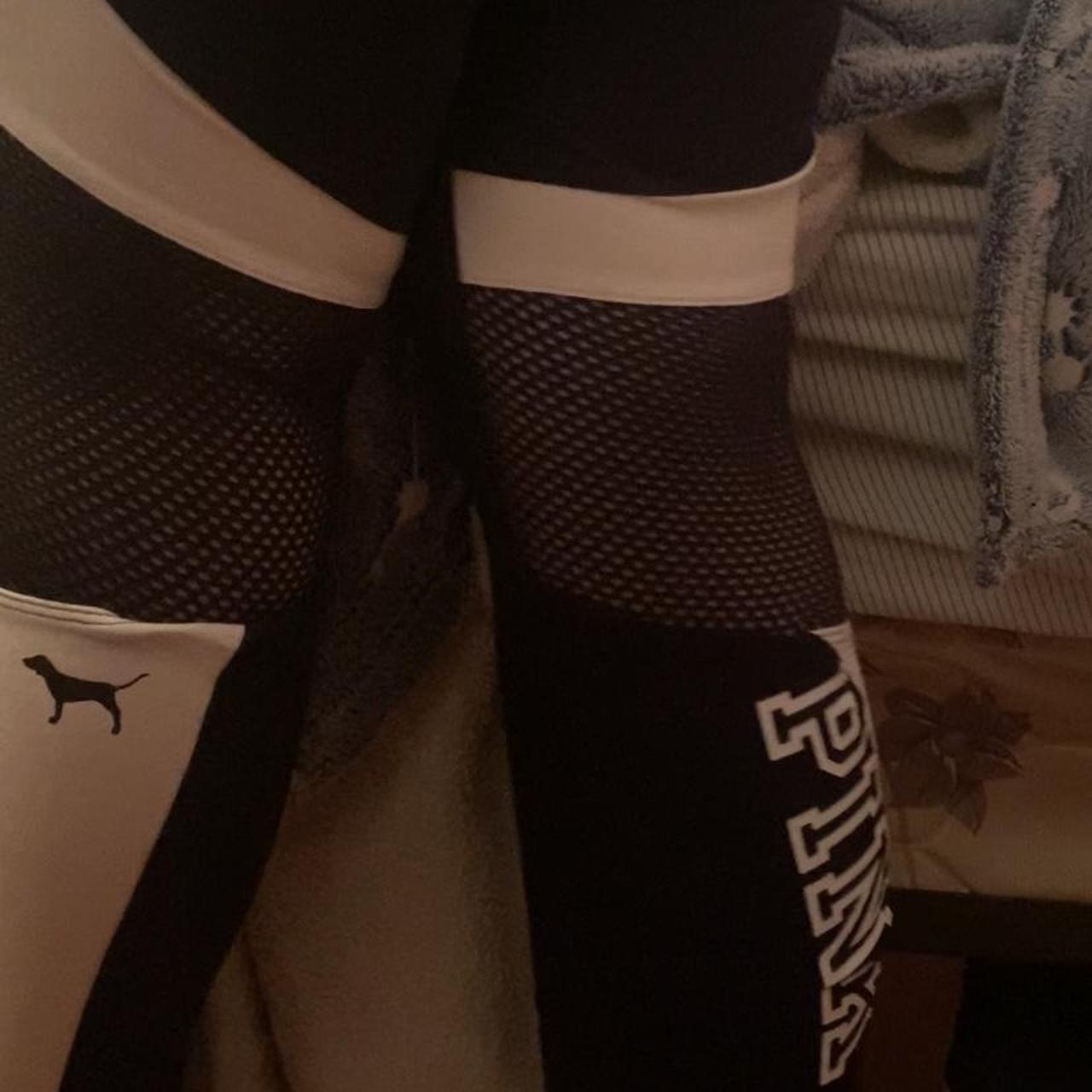 Victoria's Secret PINK Sport Leggings black and - Depop