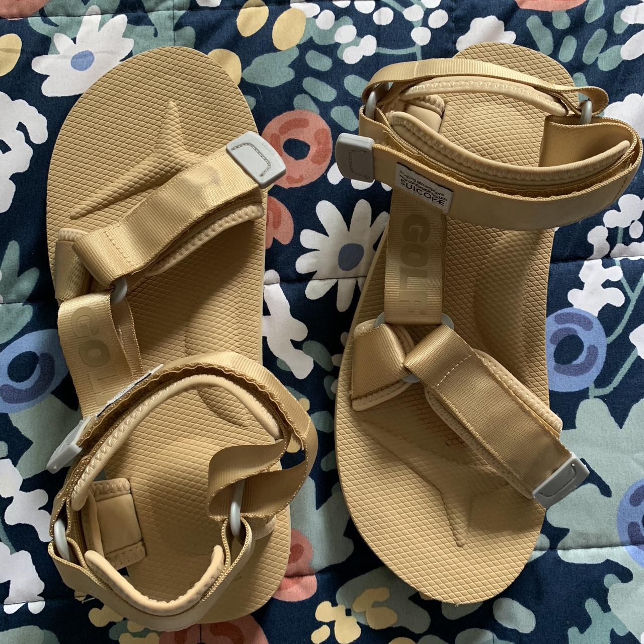 Tyler the creator GOLF WANG gold sandals