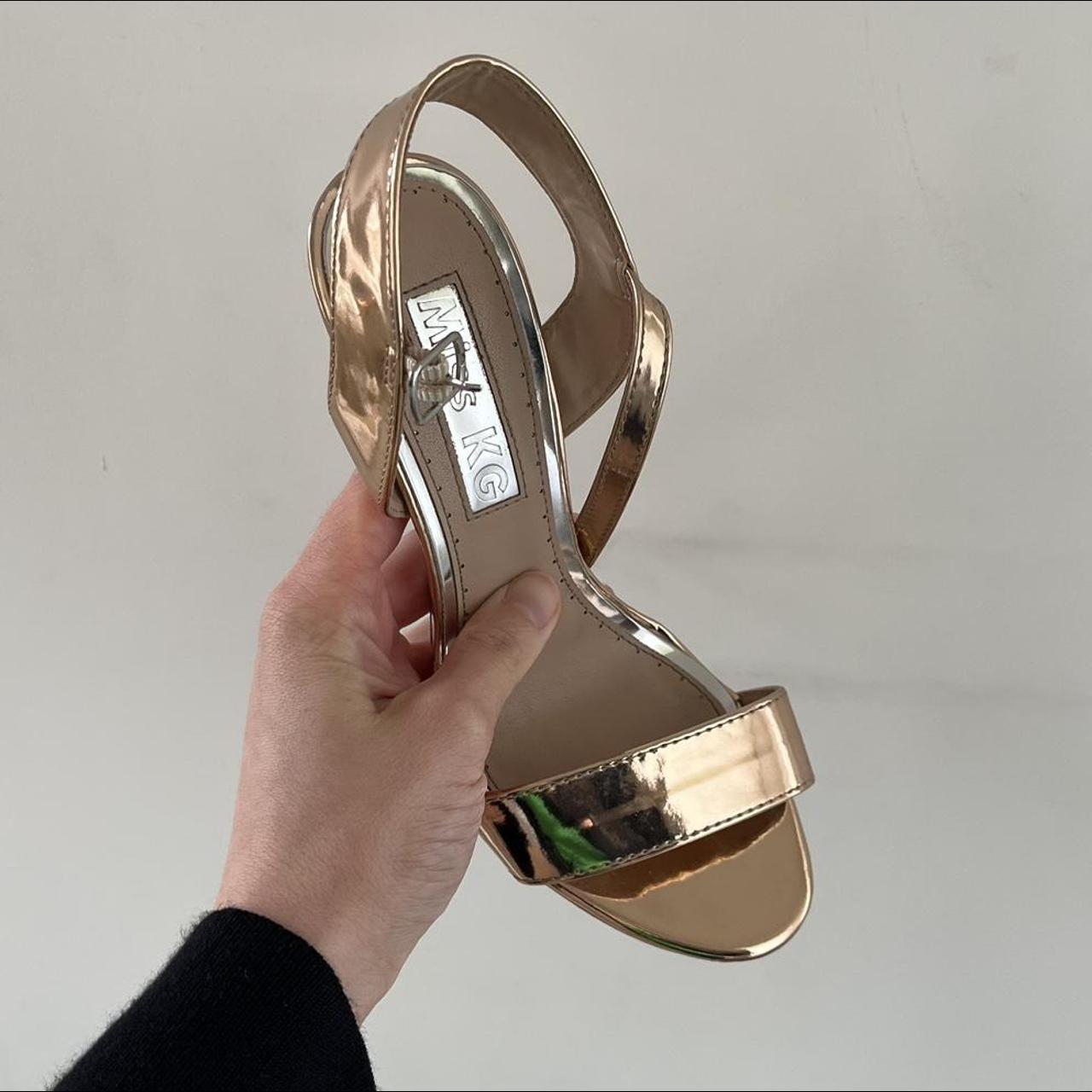 Miss KG Rose Gold Heels size UK 4 Miss KG Depop