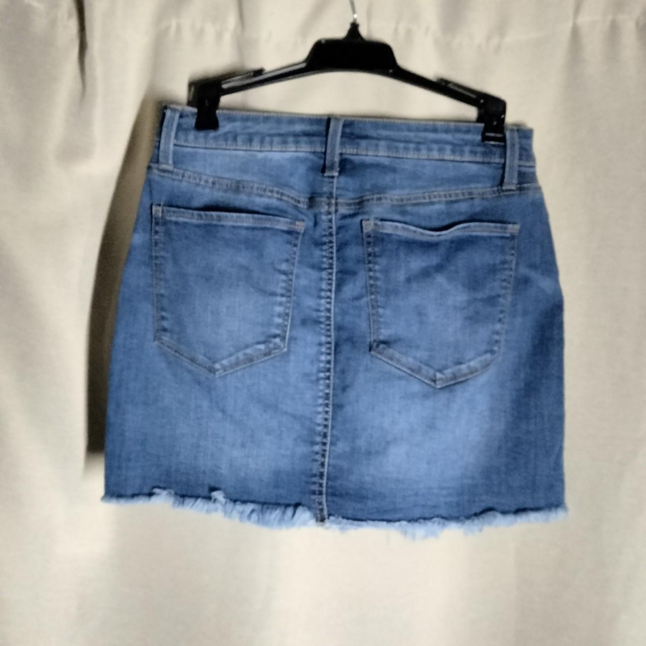 mudd FLX stretch jean skirt - Depop