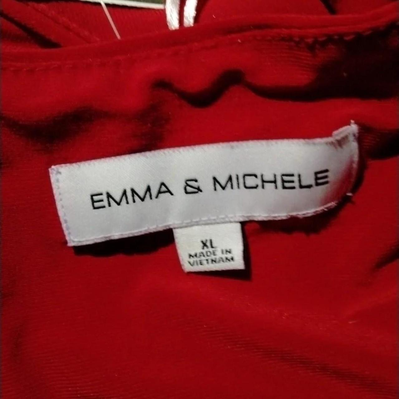 Emma Michelle Women s XL red jumpsuit