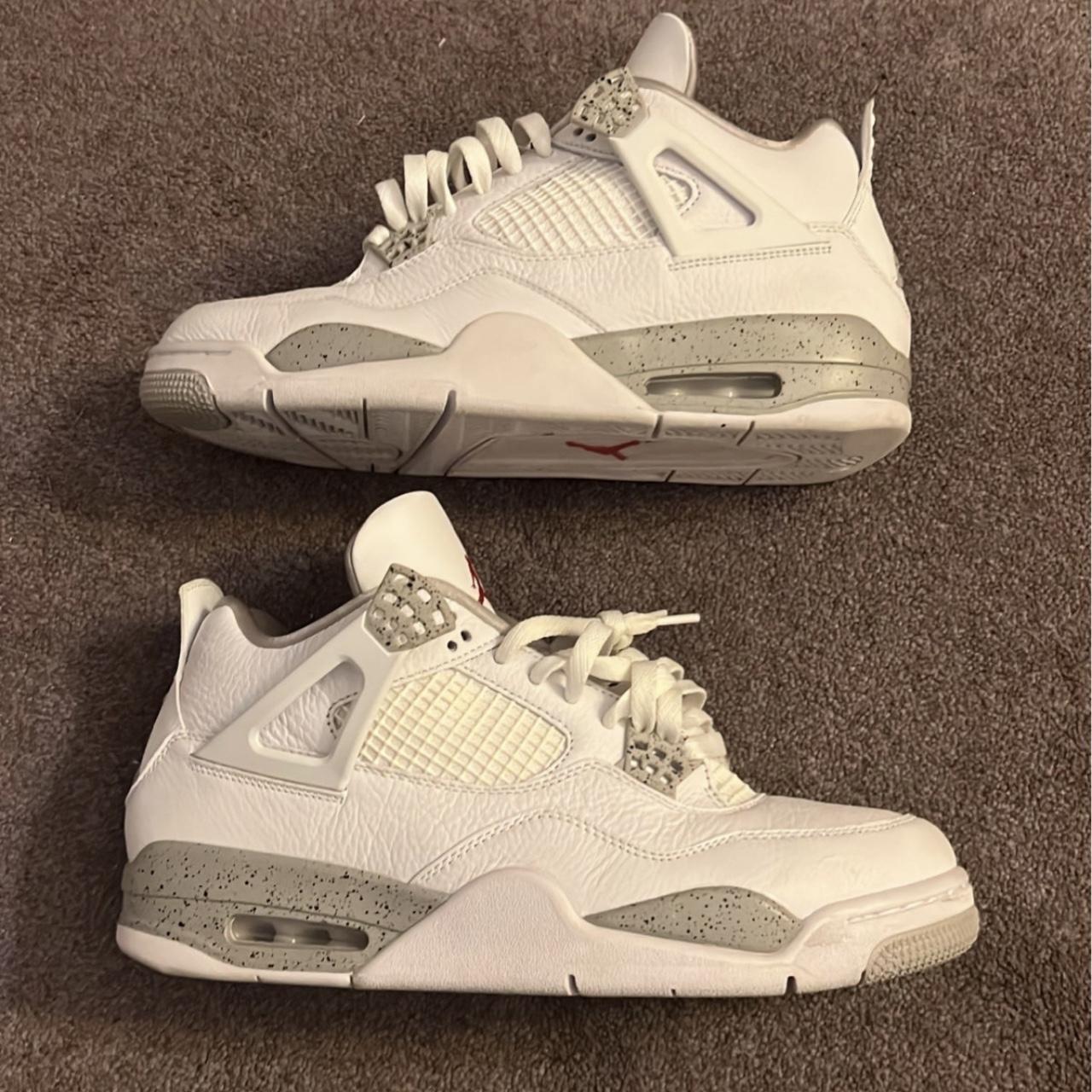 air jordan 4 white oreo goat