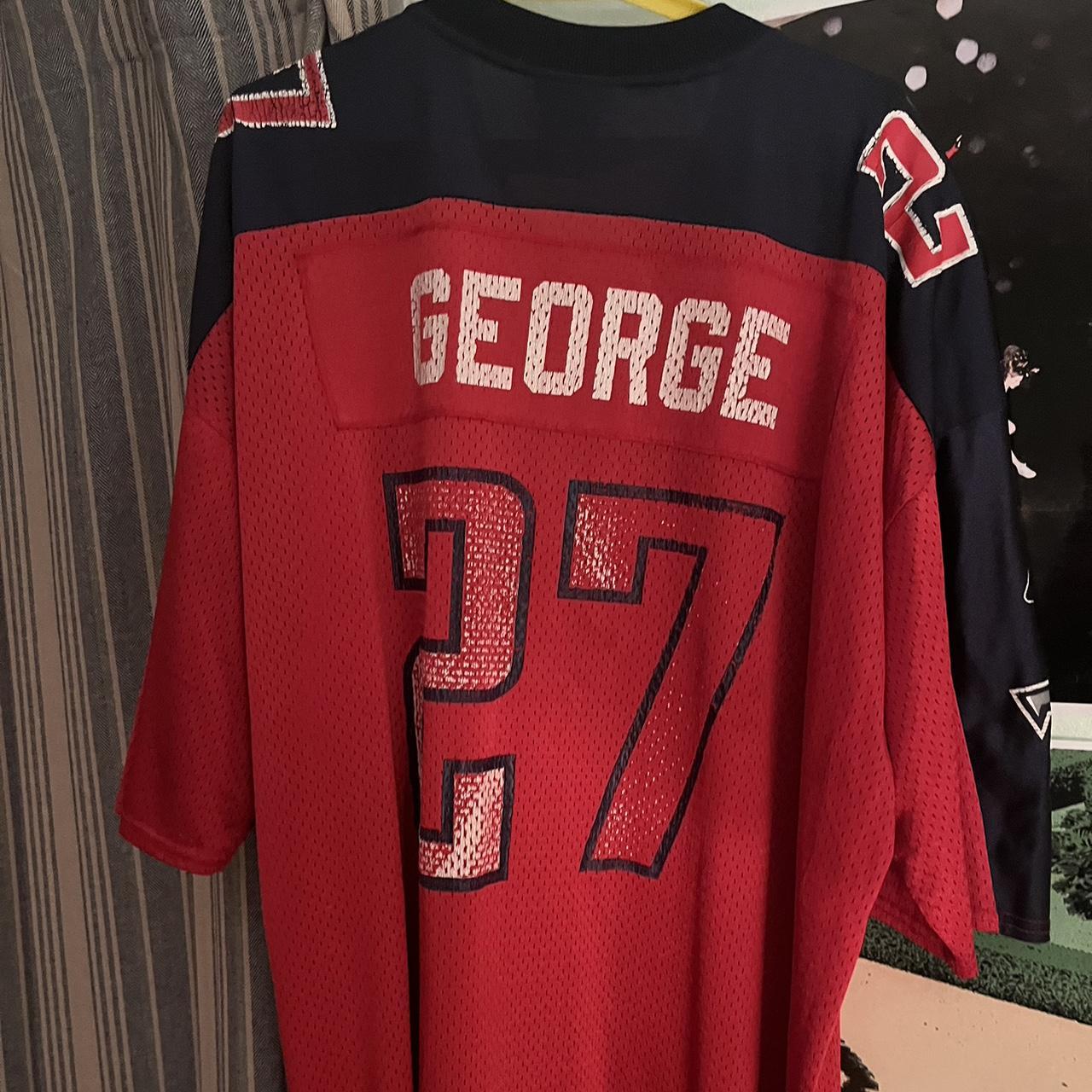 Puma NFL Tennessee Titans #27 Eddie George Red Jersey Youth Medium 10-12