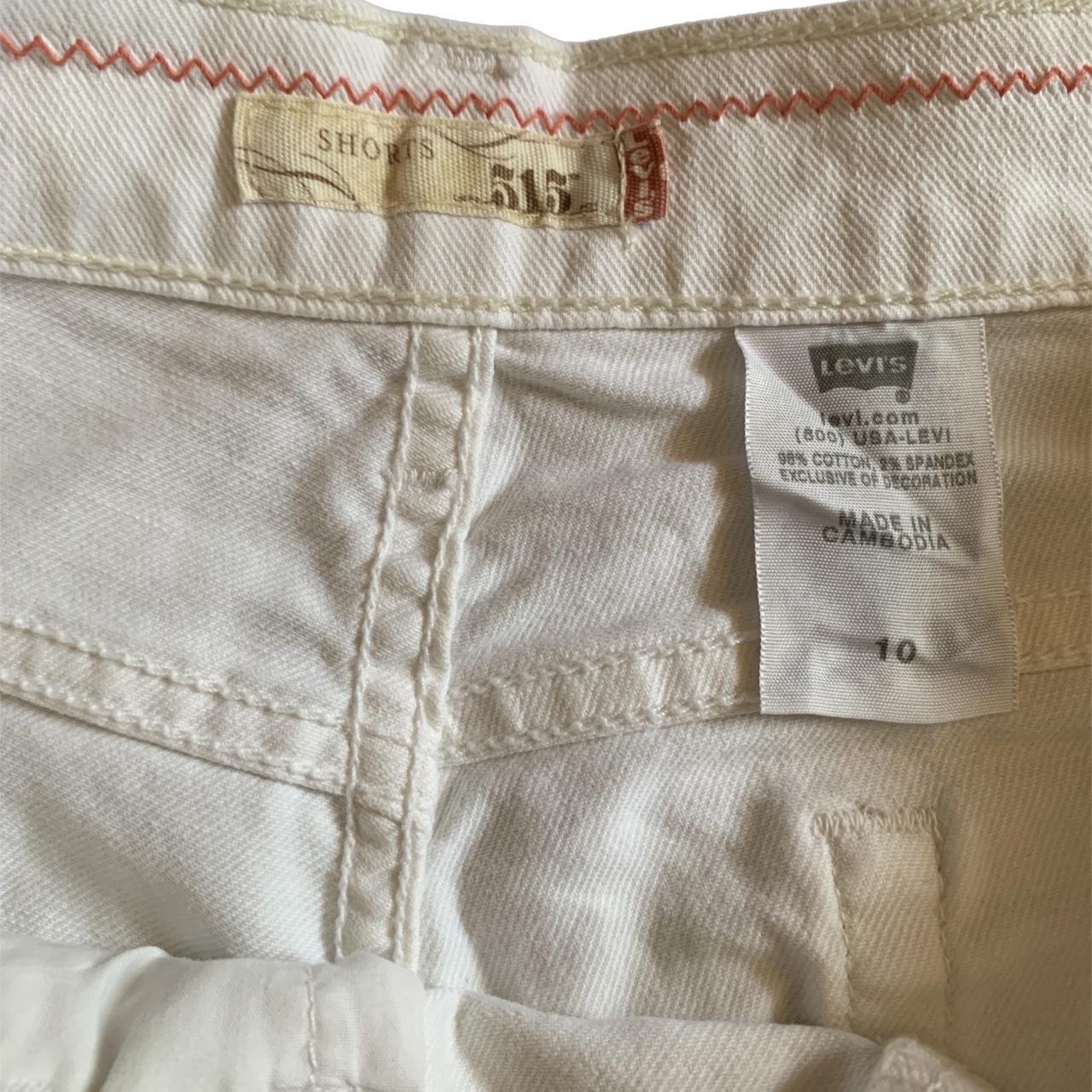 Levi's Women's Shorts - White - 10 – Levi’s White… - image 5