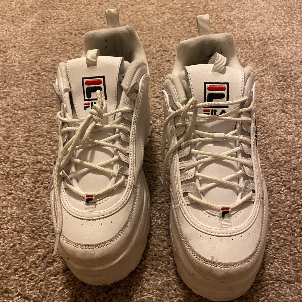 fila women white shoes