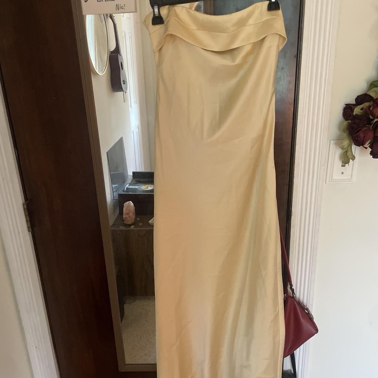 Beginning Boutique Maiah Yellow Maxi Dress Yellow - Depop