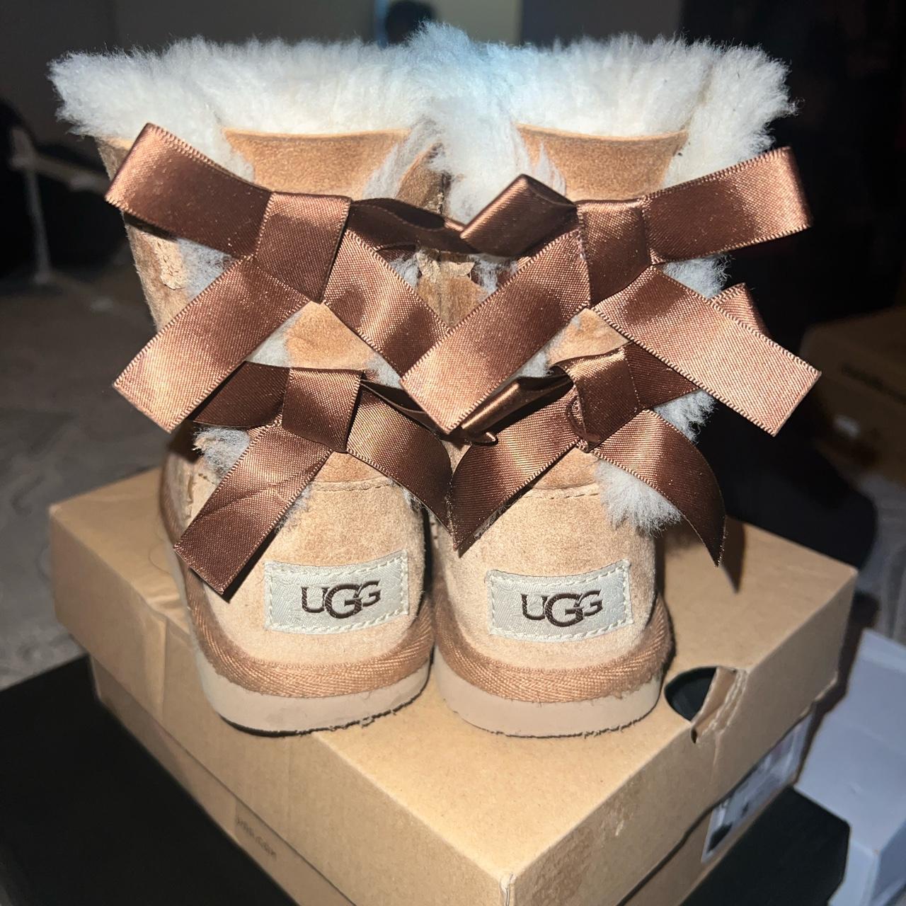 UGG bow tie toddler - Depop