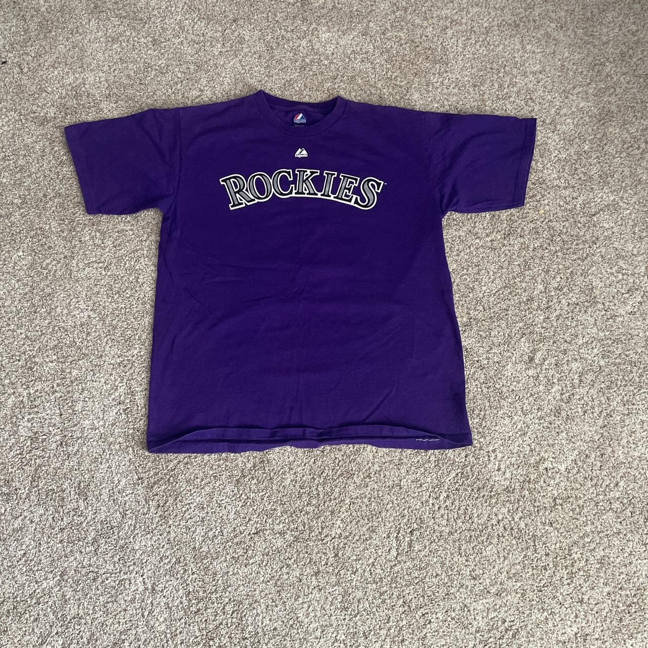 Majestic, Shirts, Colorado Rockies Tulowitzki Jersey