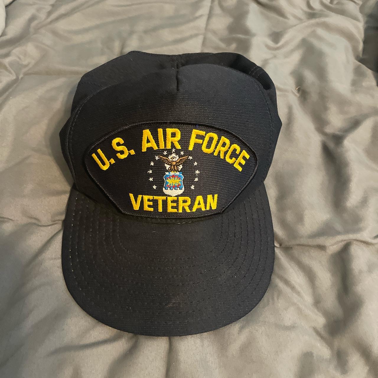 Vintage U.S Air Force Veteran Snapback Hat Great... - Depop