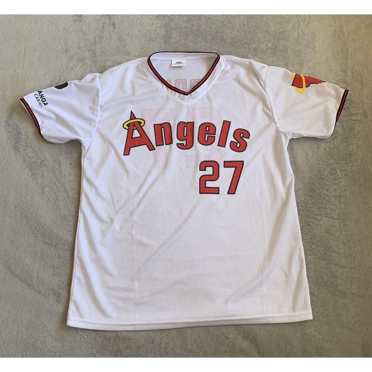 kloanz, Shirts, Angels 27 Mike Trout Jersey Size Xl