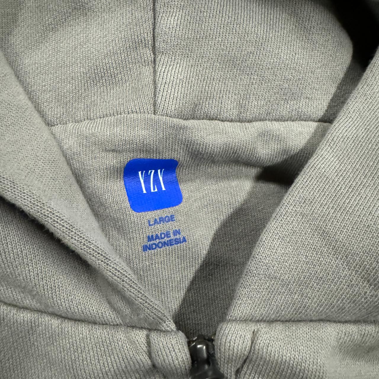UNRELEASED YEEZY GAP ZIP HOODIE (LIGHT GREY) from | Depop