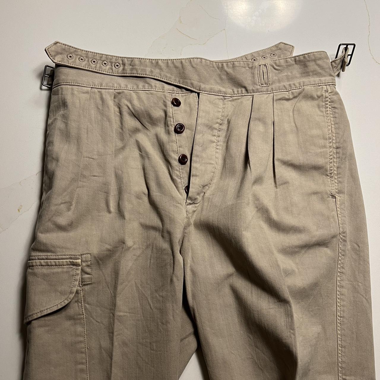 BANANA REPUBLIC ARCHIVES PLEATED PANT GURKHA STYLE,... - Depop