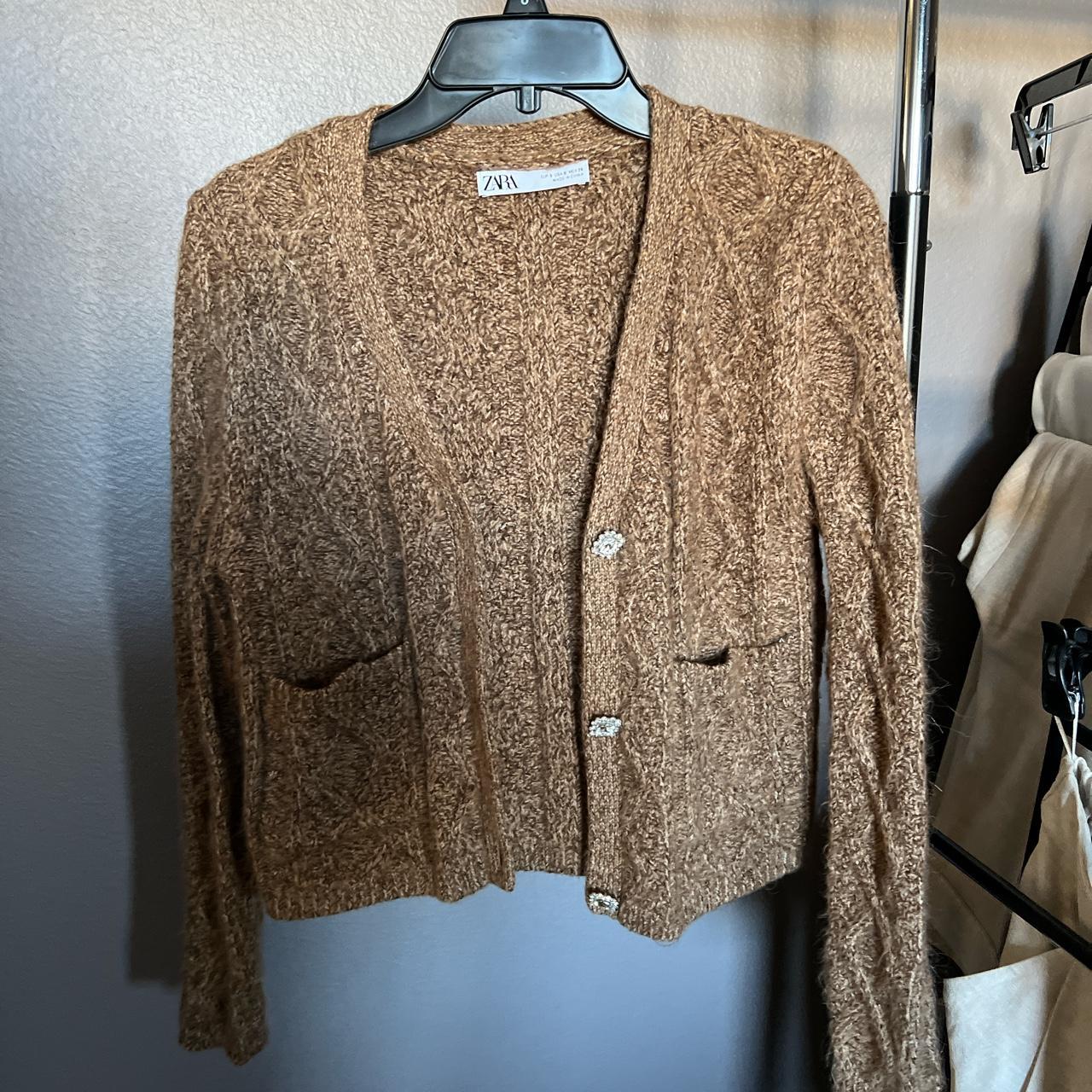 Zara sequin clearance cardigan