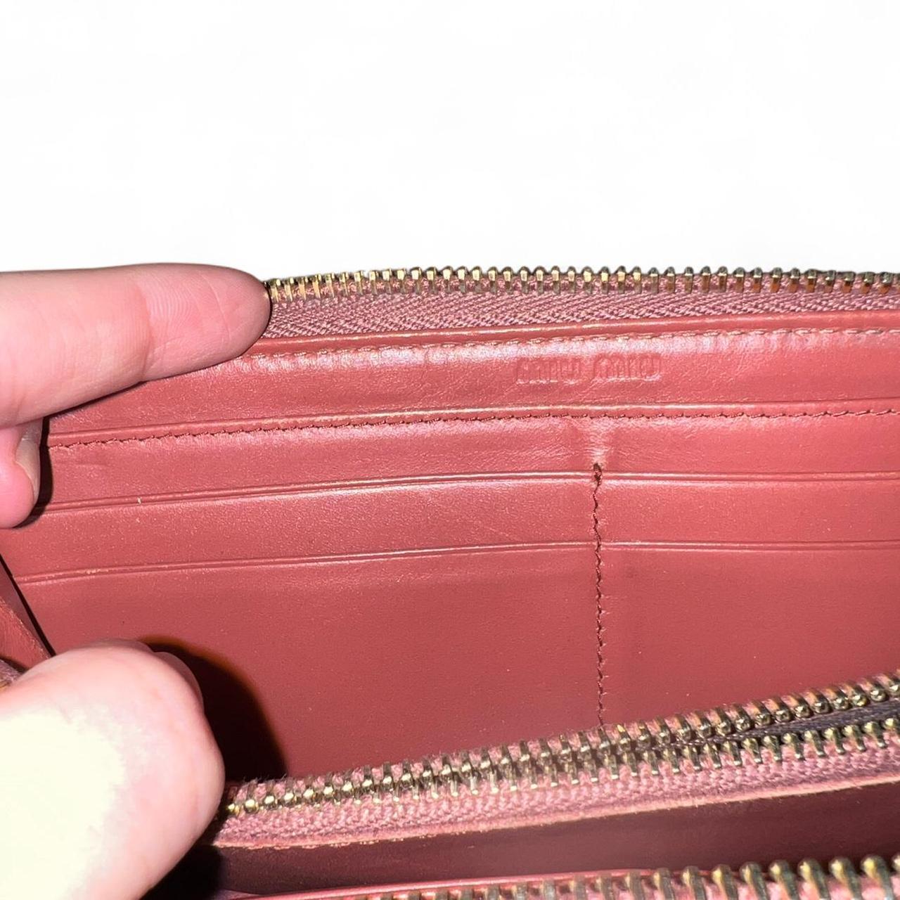 Miu Miu Women's Wallets - Tan/Brown – Miu Miu pea… - image 6