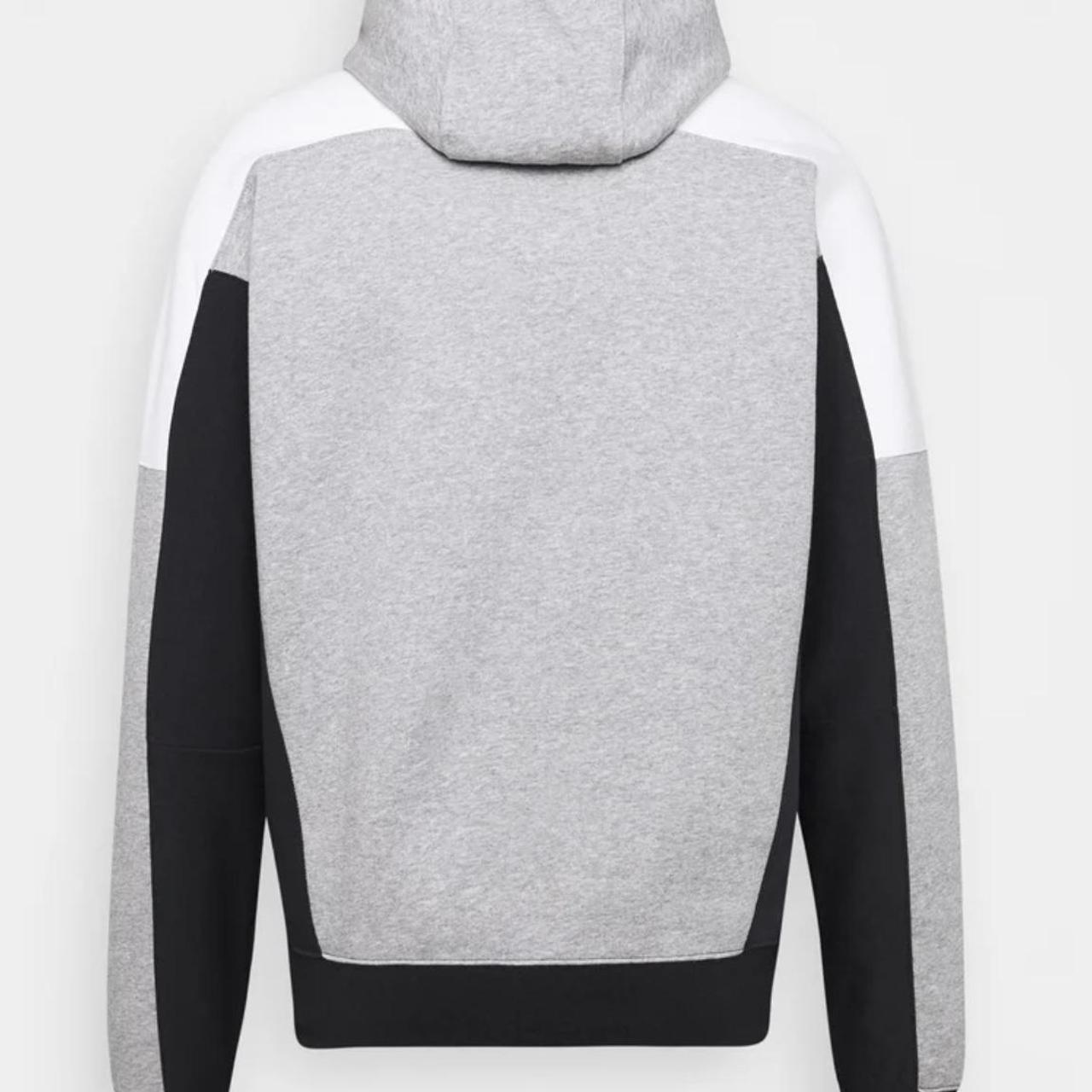 white and grey nike jumper