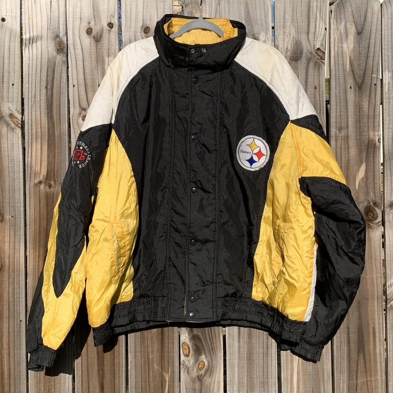 Vintage Pittsburgh Steelers Starter Puffer Jacket - Depop