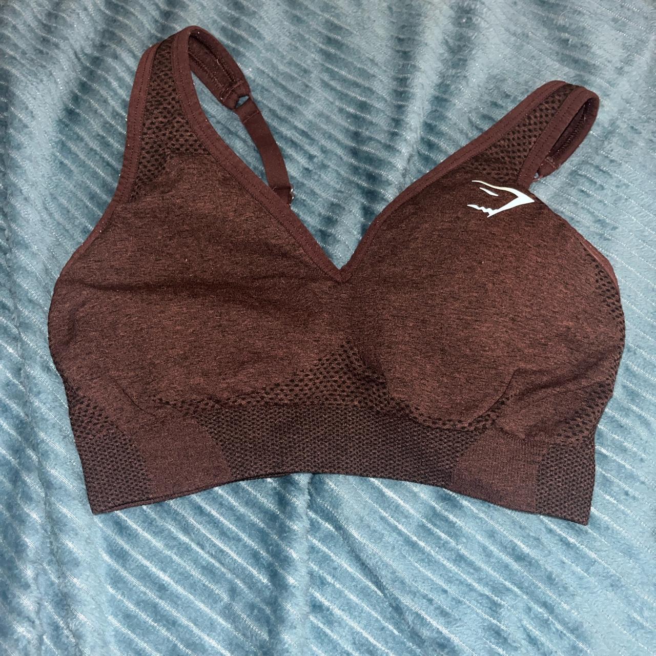 Gymshark Brown Bra Depop