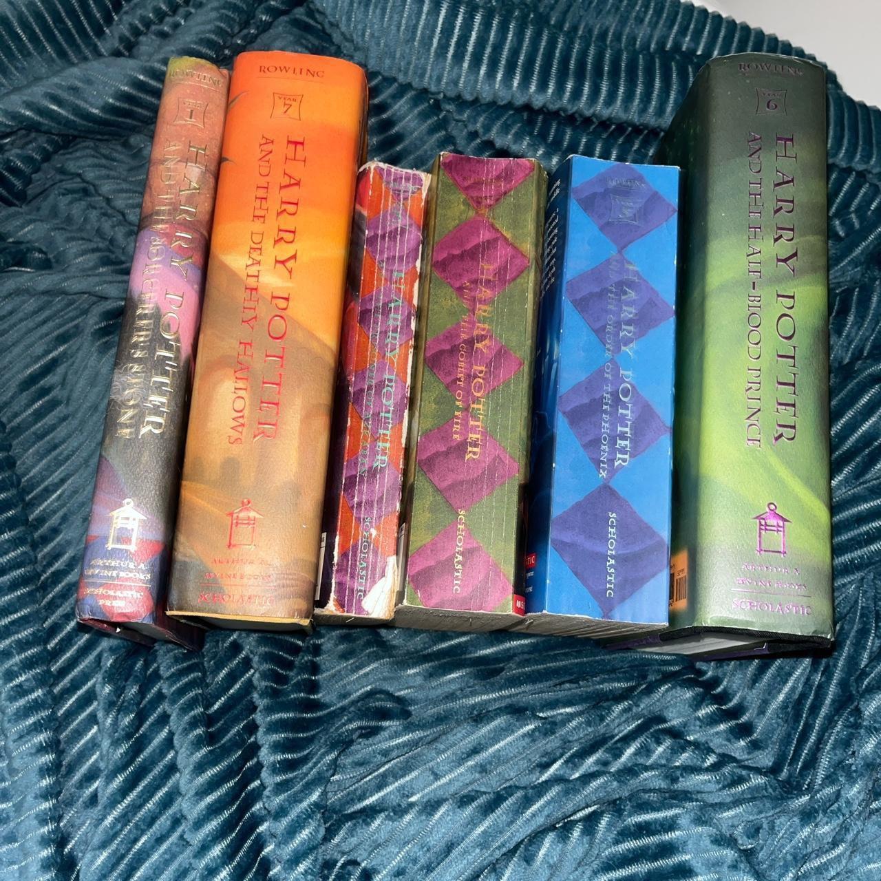 Harry Potter 1,3,4,5,6,7 3 hardcovers 3 paperbacks - Depop