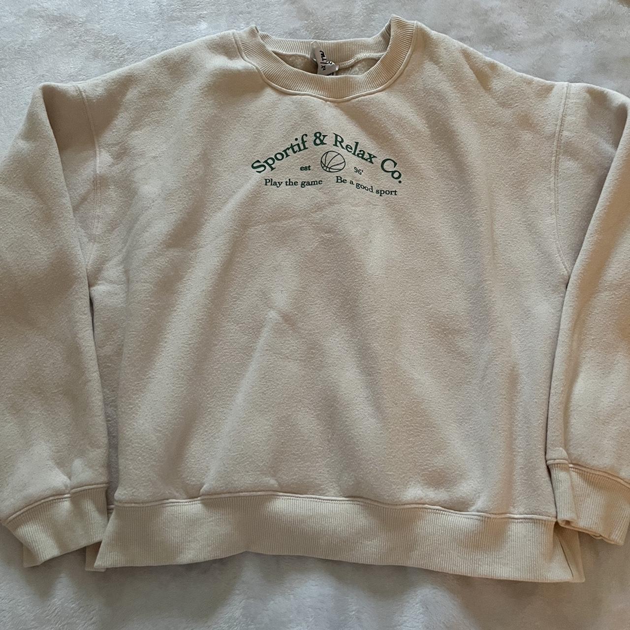 Princess Polly tan sweatshirt Size 4/small ~no PayPal - Depop