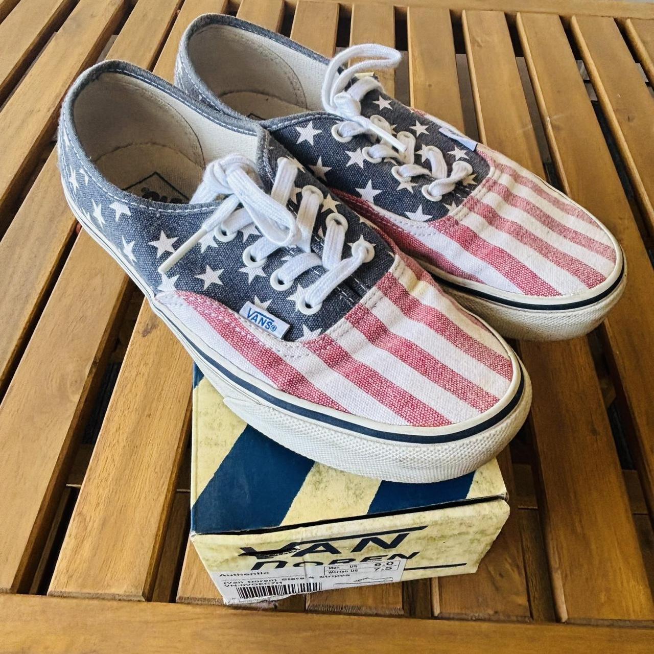 Vans Men's Sneakers Red/Blue US – Old Skool (Van Doren