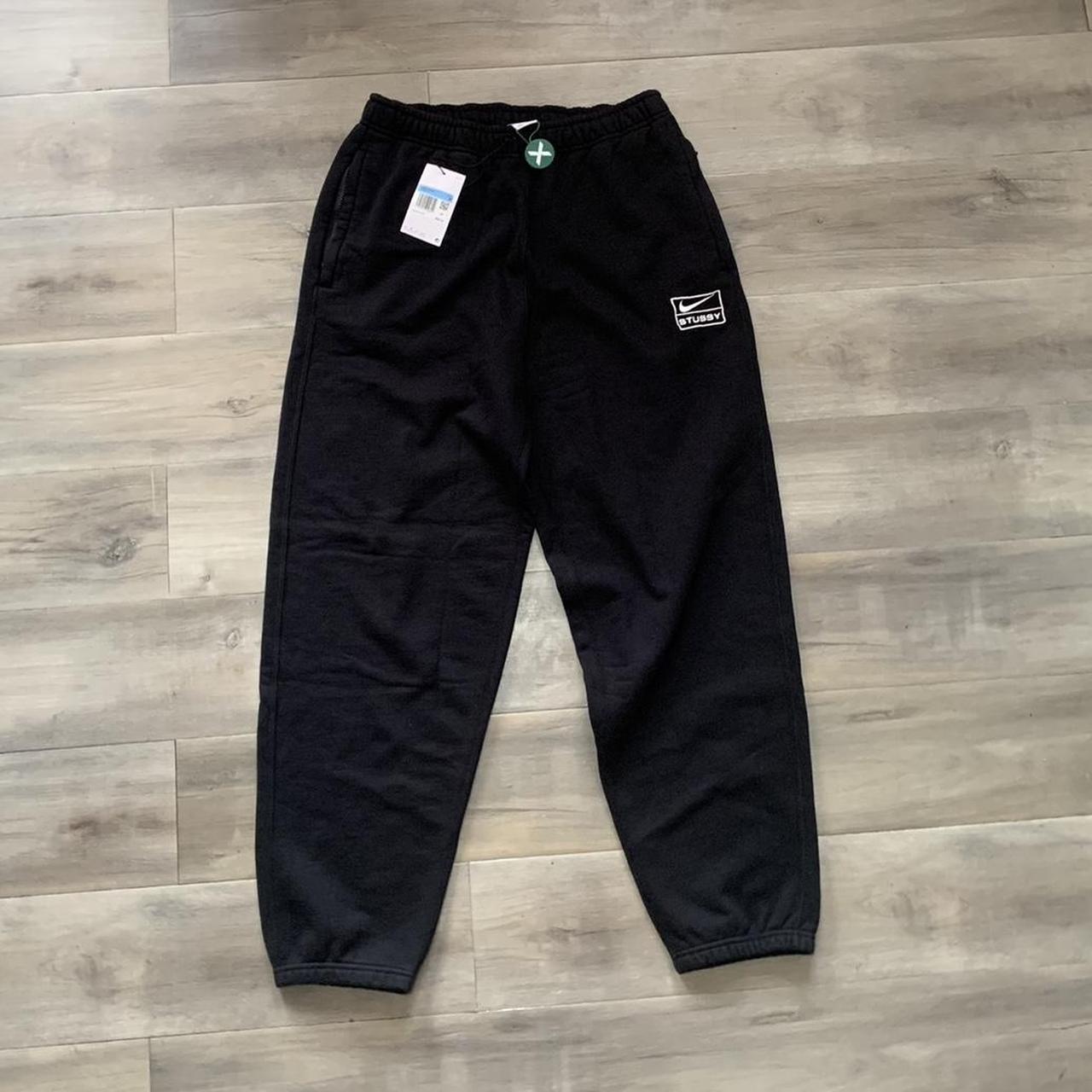 Stussy X Nike Joggers Sweatpants Black Size Depop