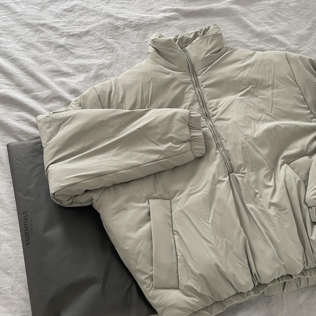 Fear of God Essentials Nylon puffer jacket Size... - Depop