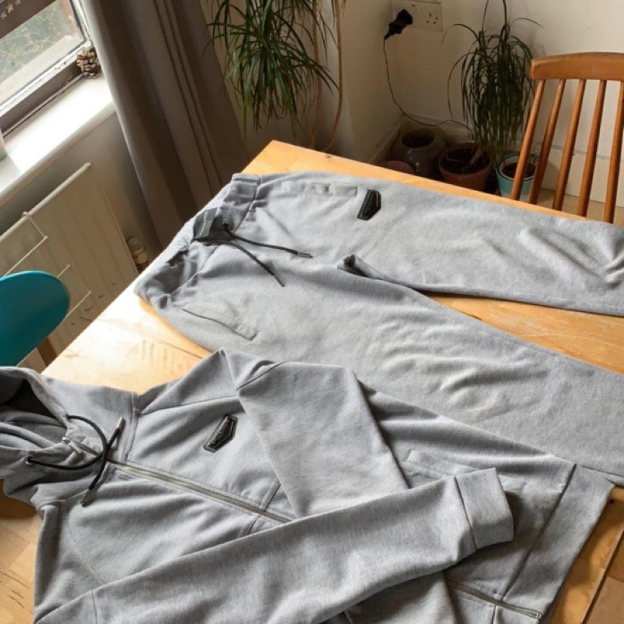 Grey Supply and Demand tracksuit size S Used a... Depop